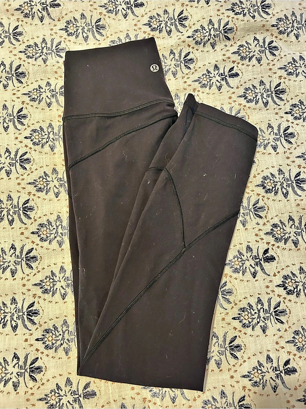 lululemon Wunder Train High-Rise Tight 25" Black Leggings Size 6